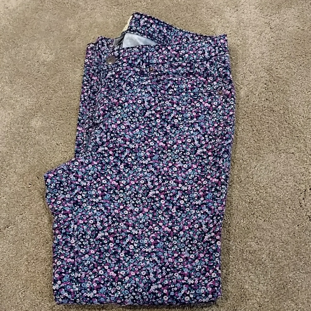 Multicolored print pants